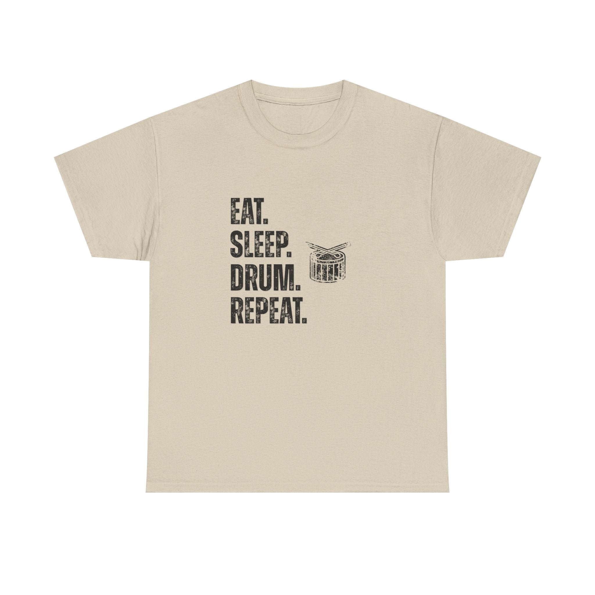 Eat Sleep Drum Repeat T-Shirt - Drummer Graphic Tee