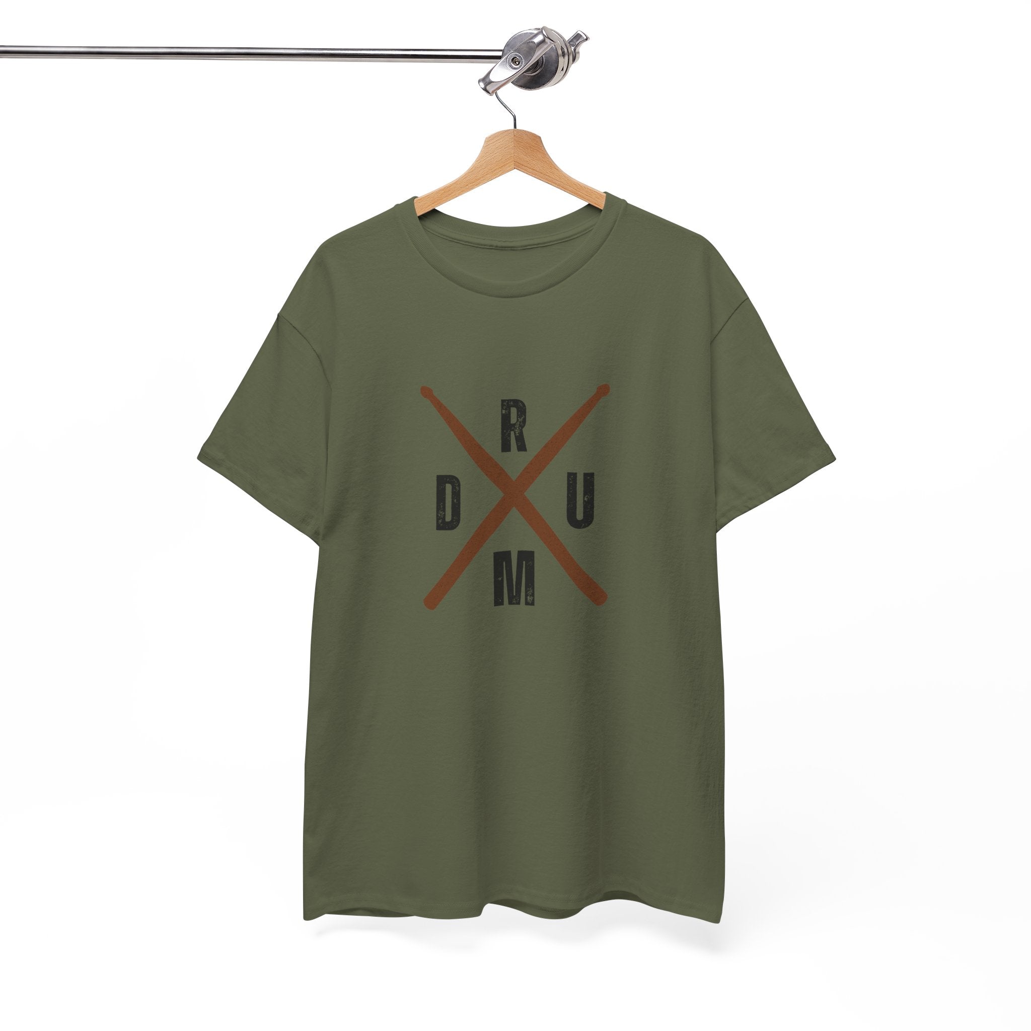Drumsticks Crossed T-Shirt - Drummer Graphic Tee Drum Musician Shirt