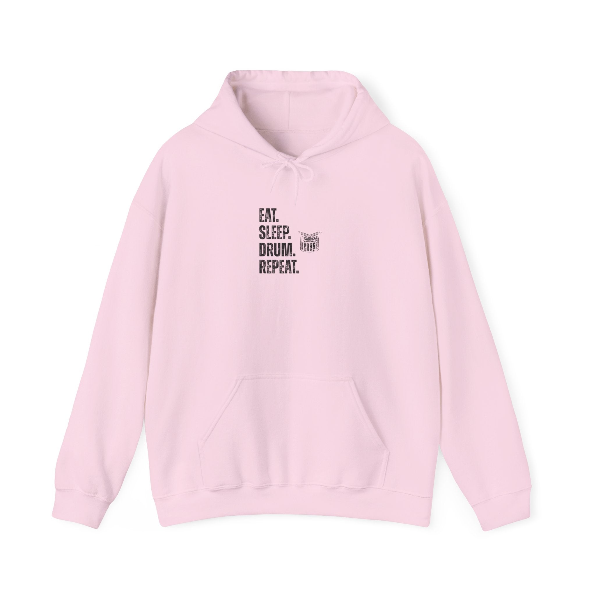 Eat Sleep Drum Repeat Hoodie - Drummer Sweatshirt