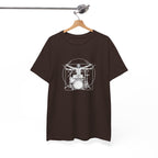 Drummer Vitruvian T-shirt - Drum Kit Graphic Tee Musician Shirt