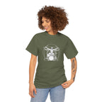 Drummer Vitruvian T-shirt - Drum Kit Graphic Tee Musician Shirt