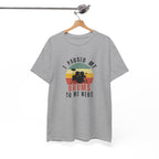 I Paused My Drums to Be Here T-Shirt - Retro Drum Kit Graphic Tee for Drummers