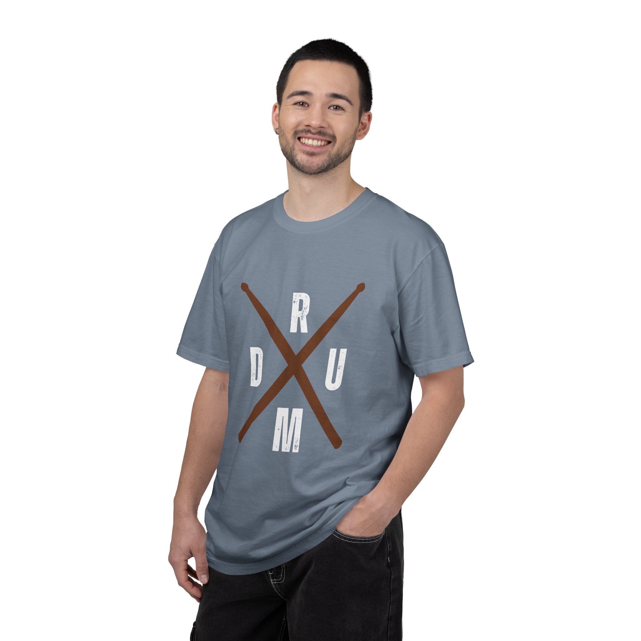 Drumstick Cross T-Shirt - Drummer Graphic Tee