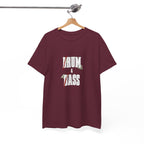 Drum and Bass T-Shirt - Funny Drummer Graphic Tee Rum & Ass Money Music Shirt