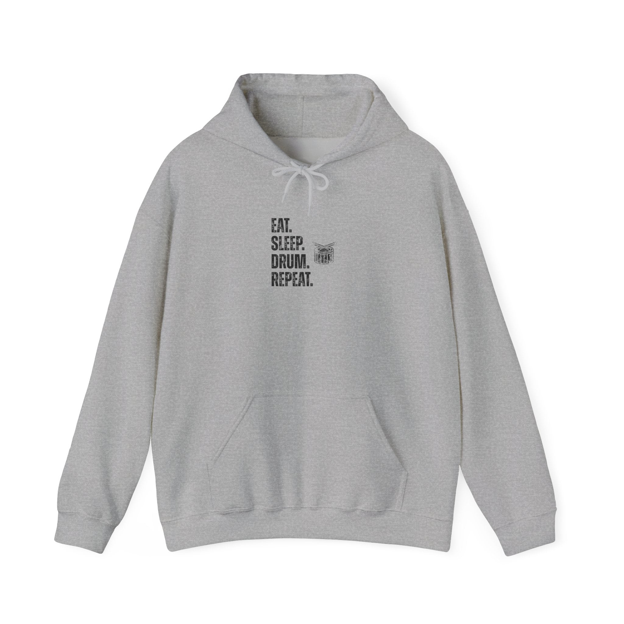 Eat Sleep Drum Repeat Hoodie - Drummer Sweatshirt