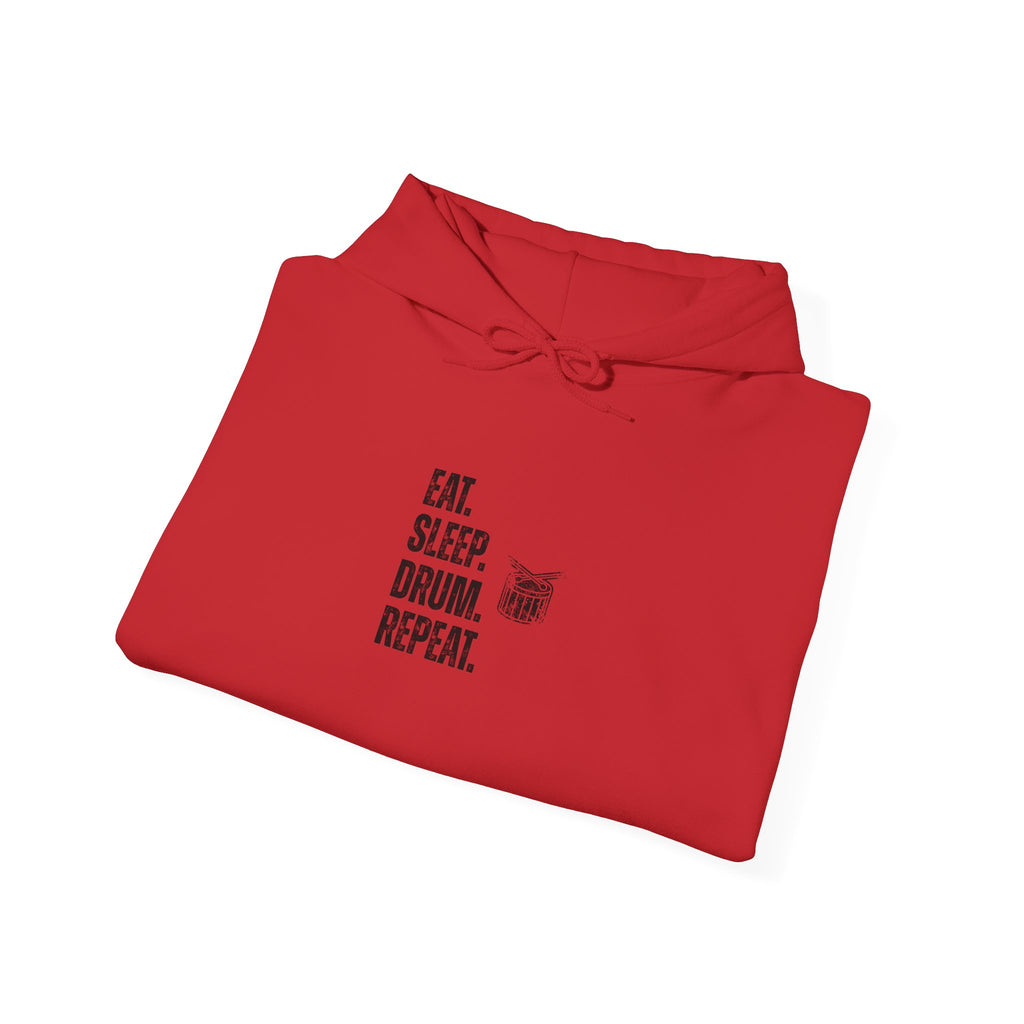 Eat Sleep Drum Repeat Hoodie - Drummer Sweatshirt