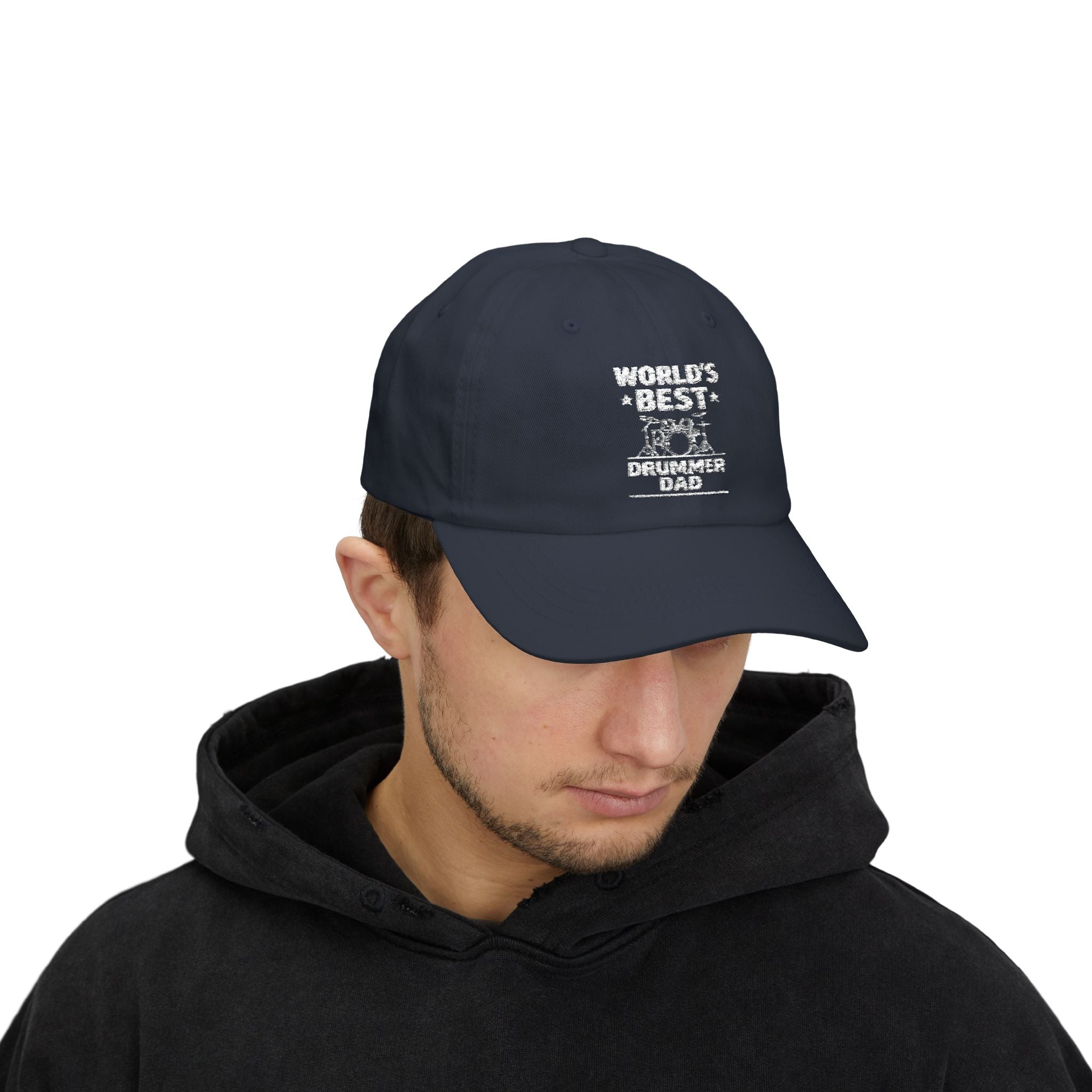 World's Best Drummer Dad Hat - Drumming Gift for Dad, Drummer Father's Day Cap