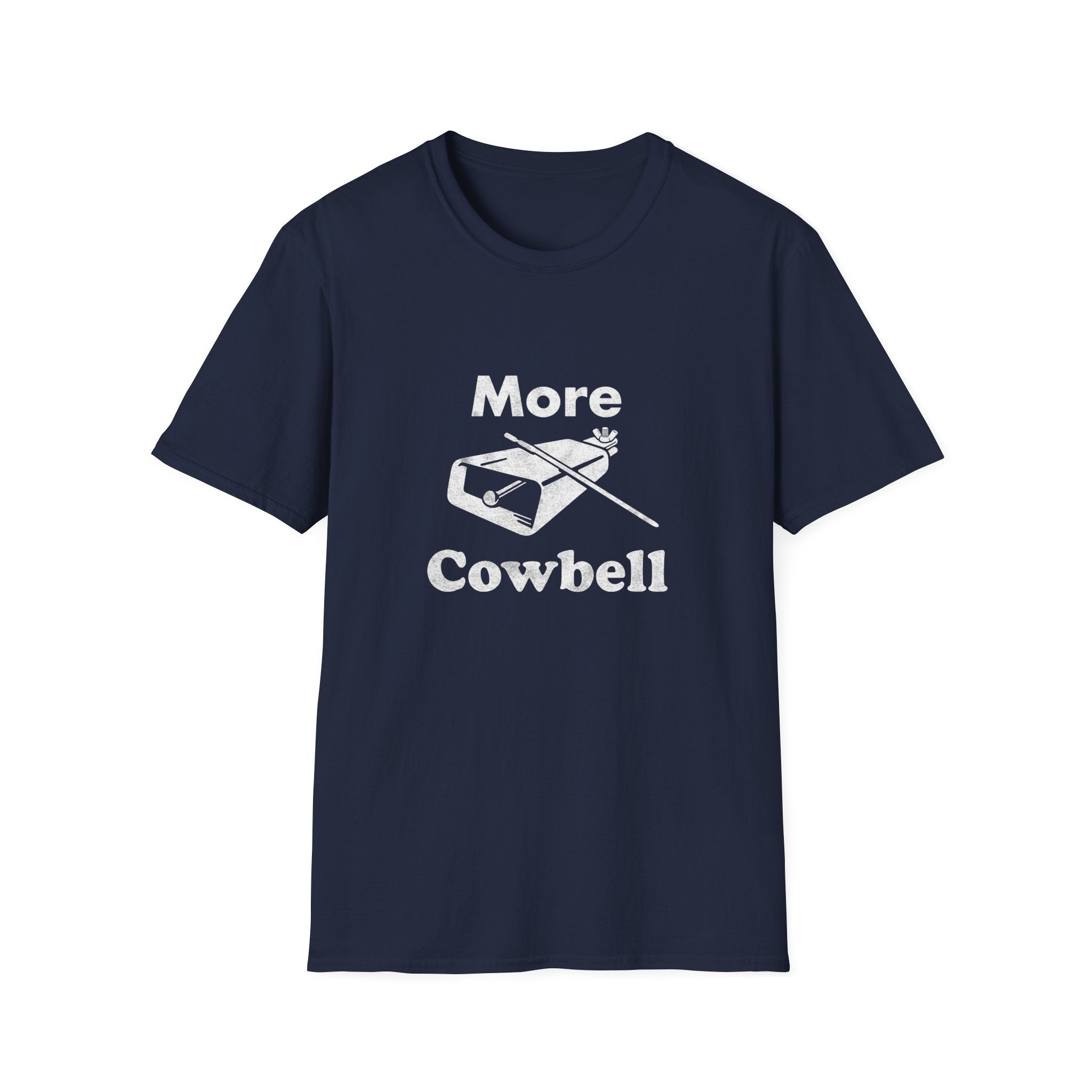 More Cowbell Drummer T-Shirt – Funny Musician Tee