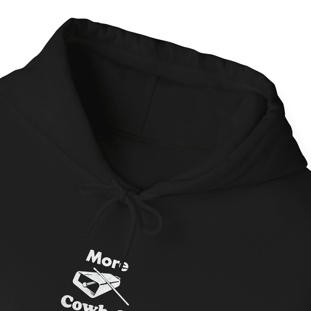 More Cowbell Hoodie - Funny Drummer Sweatshirt Music Pullover