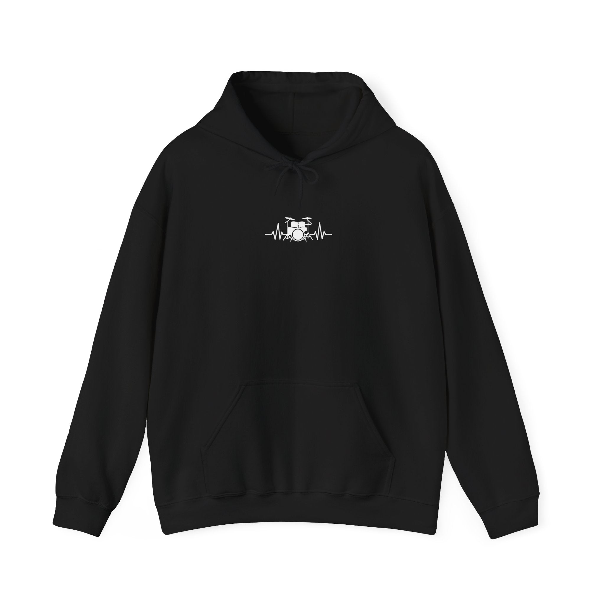 Drummer Heartbeat Lifeline Hoodie - Drummer’s Life Line Sweatshirt
