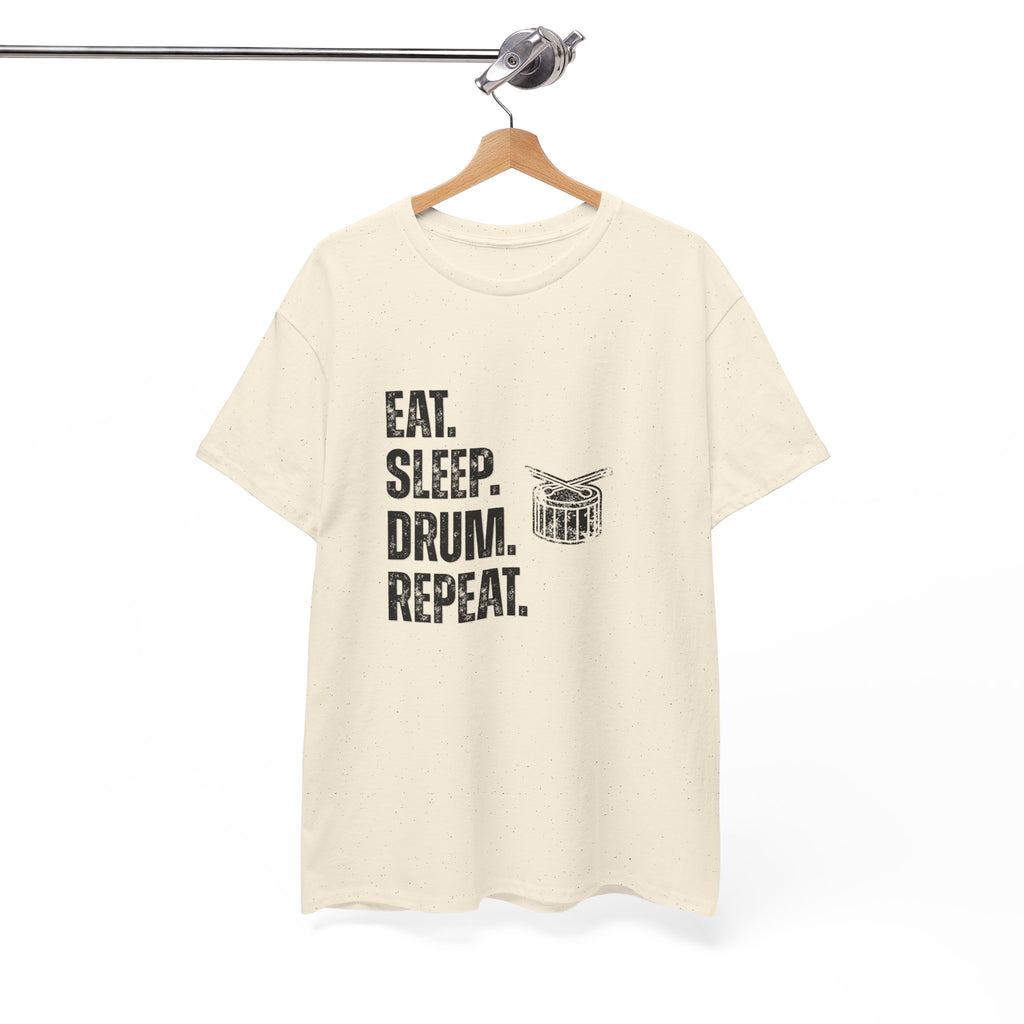Eat Sleep Drum Repeat T-Shirt - Drummer Graphic Tee