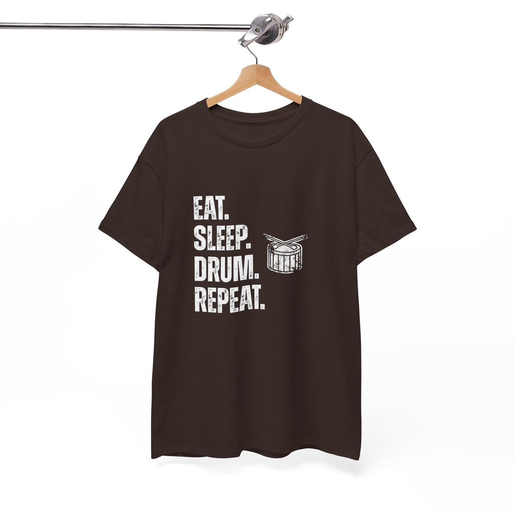 Eat Sleep Drum Repeat T-Shirt - Drummer Graphic Tee