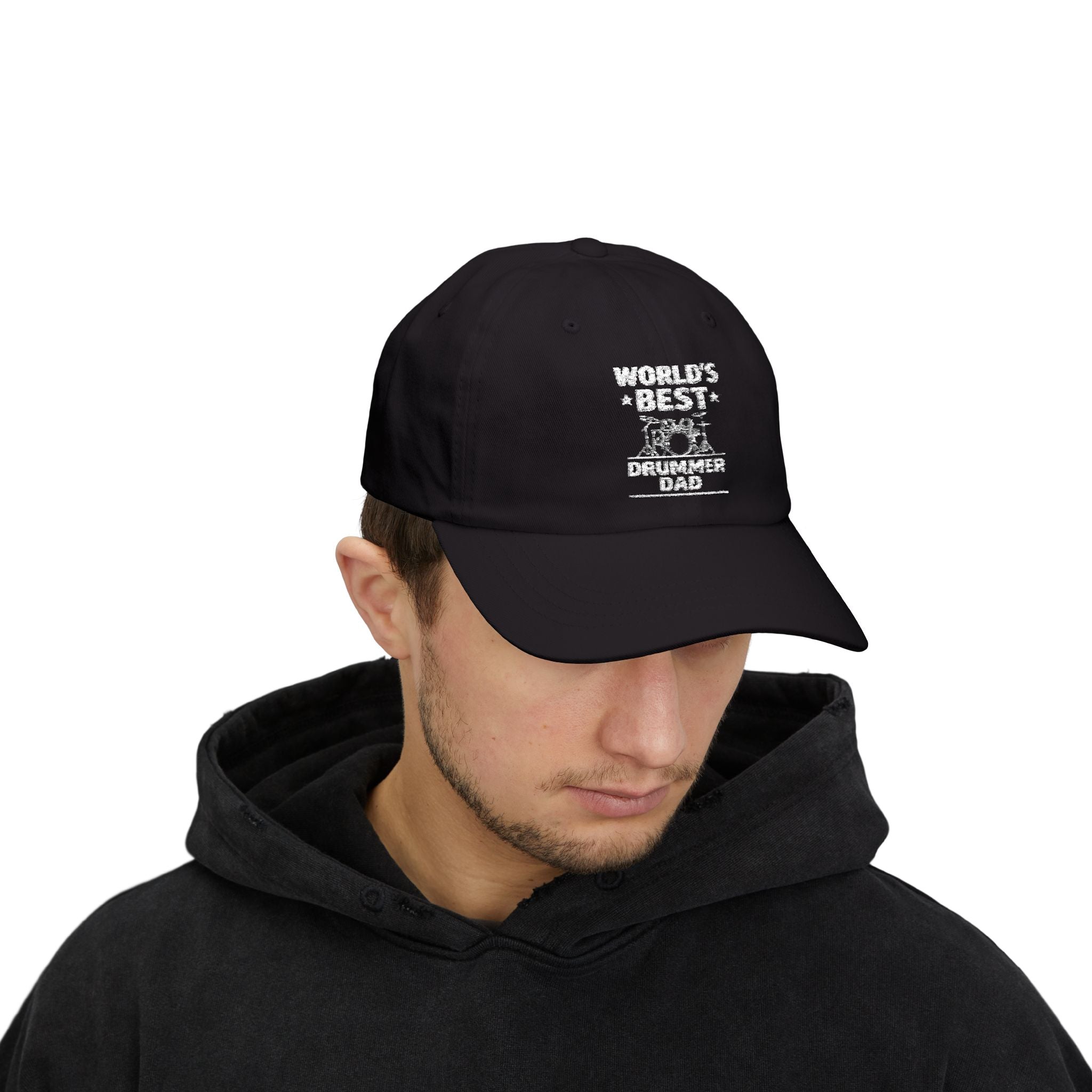 World's Best Drummer Dad Hat - Drumming Gift for Dad, Drummer Father's Day Cap