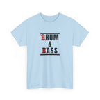 Drum and Bass T-Shirt - Funny Drummer Graphic Tee Rum & Ass Music Shirt