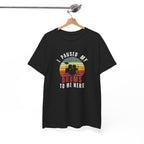 I Paused My Drums to Be Here T-Shirt - Retro Drum Kit Graphic Tee for Drummers