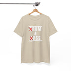 Drum and Bass T-Shirt - Funny Drummer Graphic Tee Rum & Ass Music Shirt