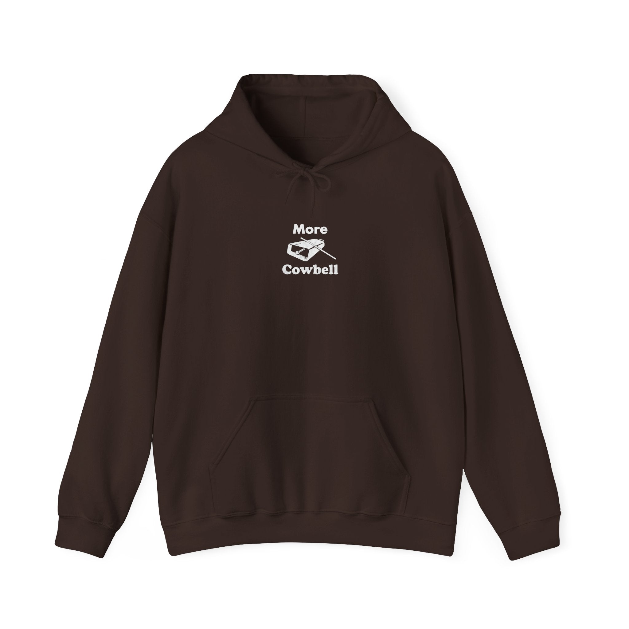More Cowbell Hoodie - Funny Drummer Sweatshirt Music Pullover