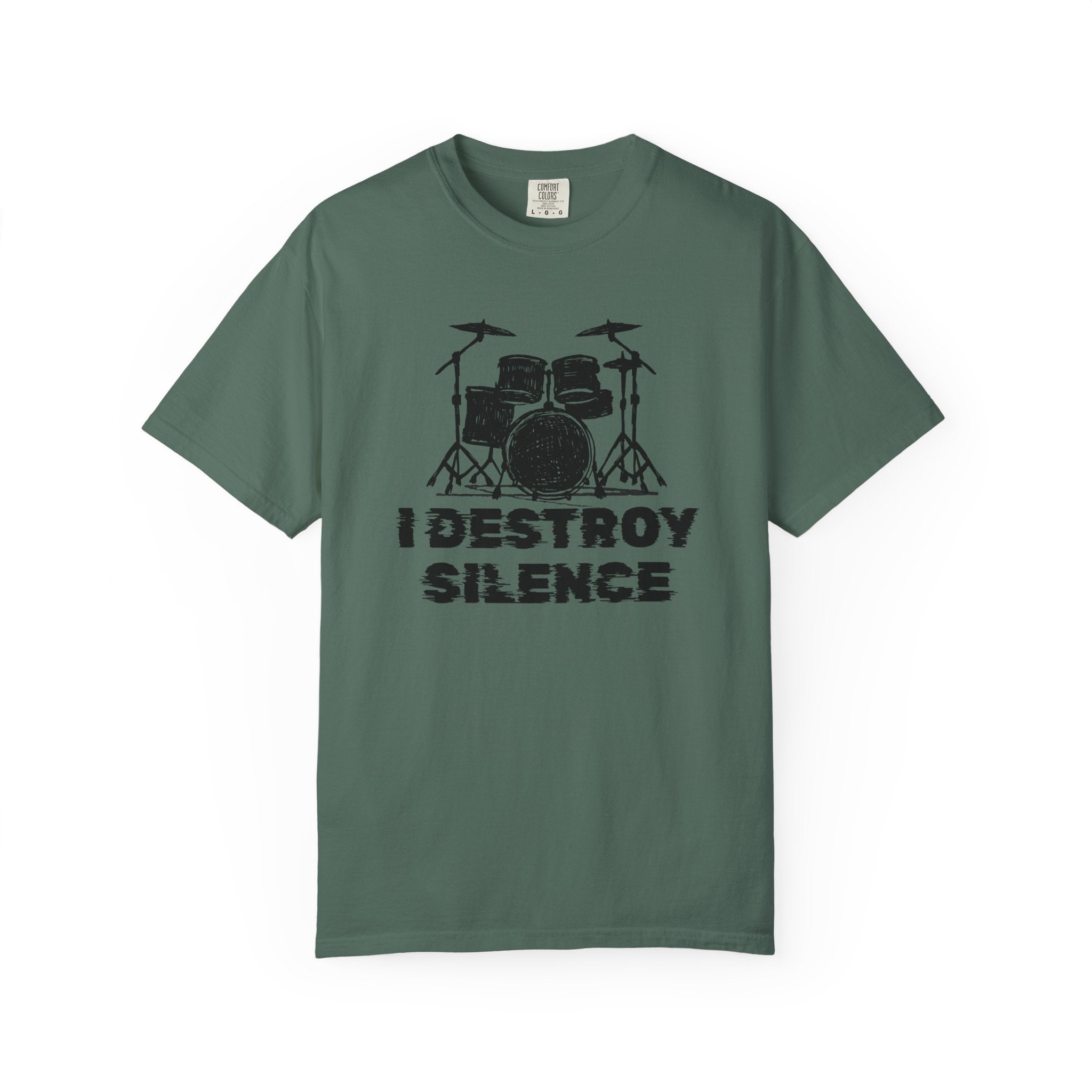 "I Destroy Silence" - Drummer Graphic Tee
