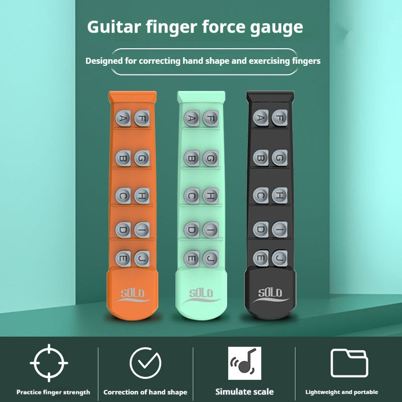 Guitar Finger Force Guage Trainer – Hand Posture Correction Aid