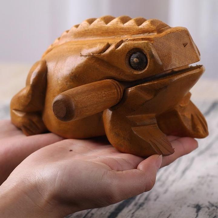 Frog Guiro Rasp – Wooden Croak Sound Rasp