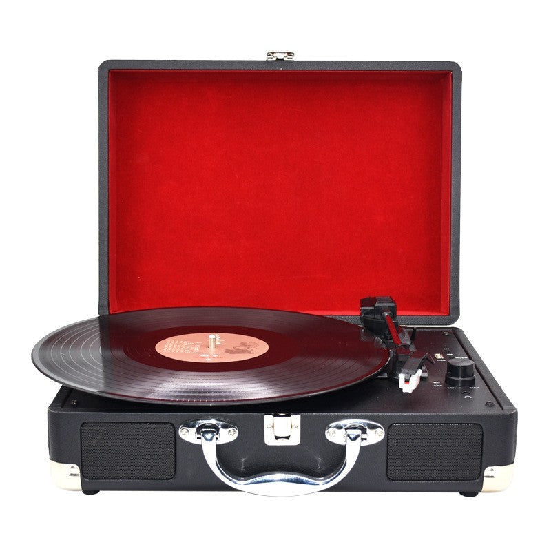 Portable Bluetooth Jukebox – Play Vinyl & Stream Music