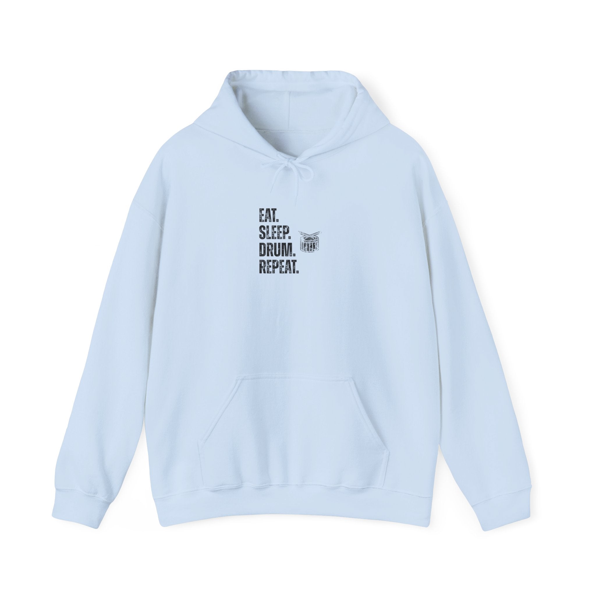 Eat Sleep Drum Repeat Hoodie - Drummer Sweatshirt