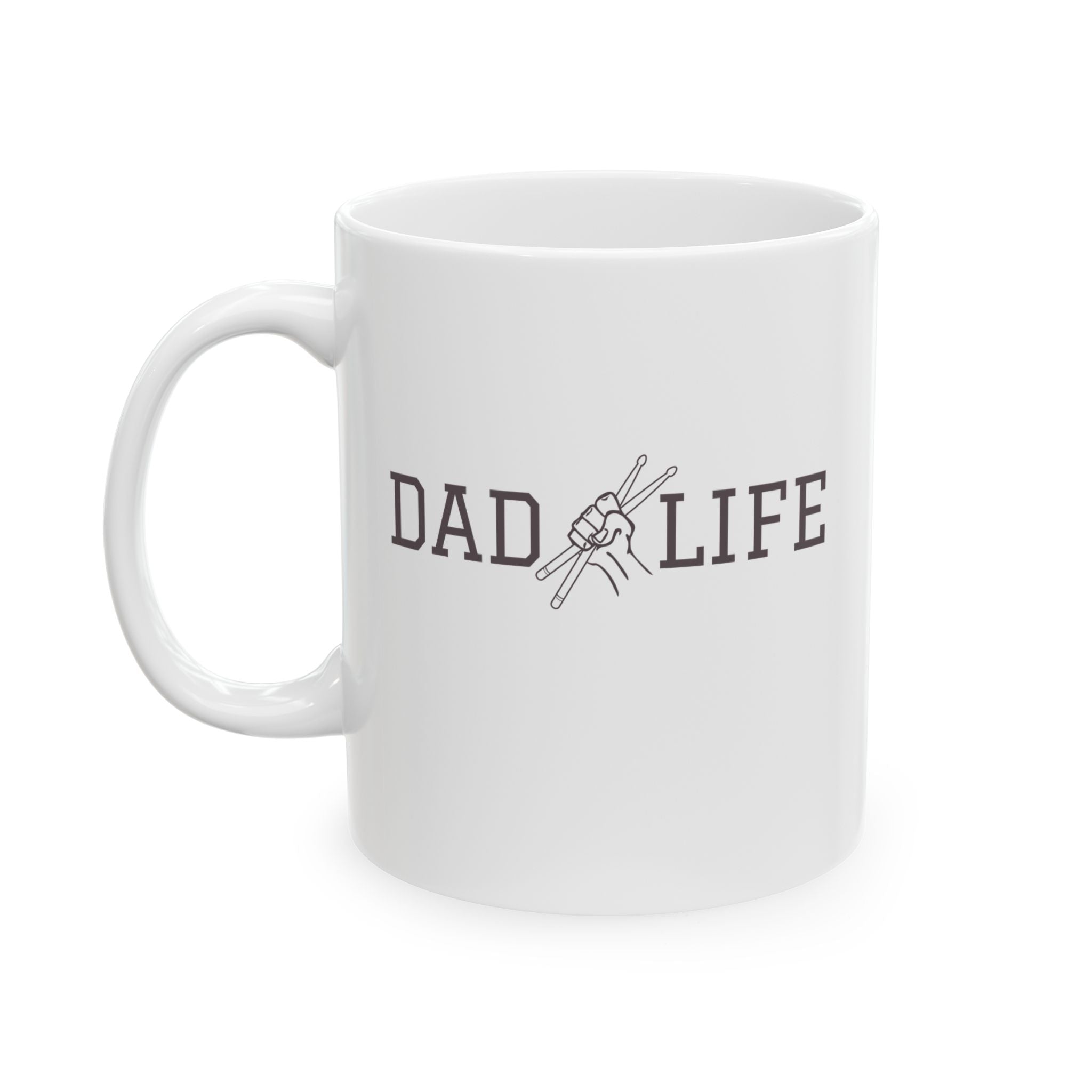 Dad Life Drummer Mug – Drumming Dad Coffee Mug Gift