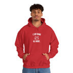 I Can Bang All Night Hoodie - Vintage Drum Set Sweatshirt for Drummers