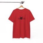 Drummer Heartbeat Lifeline T-Shirt - Drum Kit Graphic Tee Music Shirt
