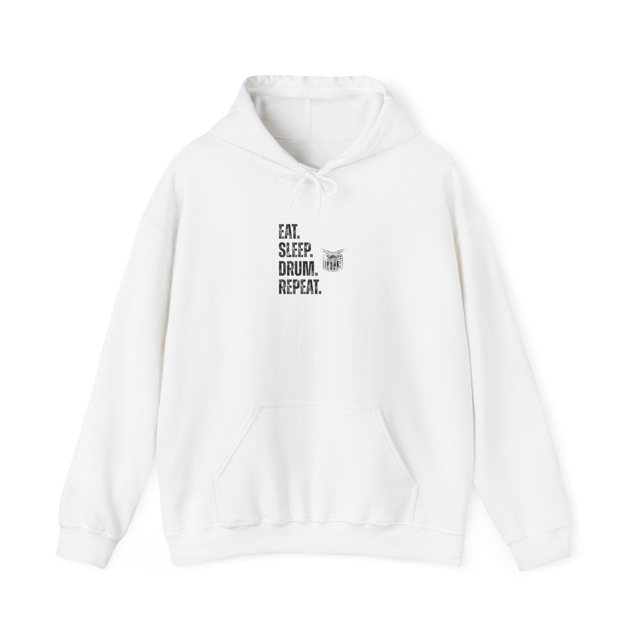 Eat Sleep Drum Repeat Hoodie - Drummer Sweatshirt