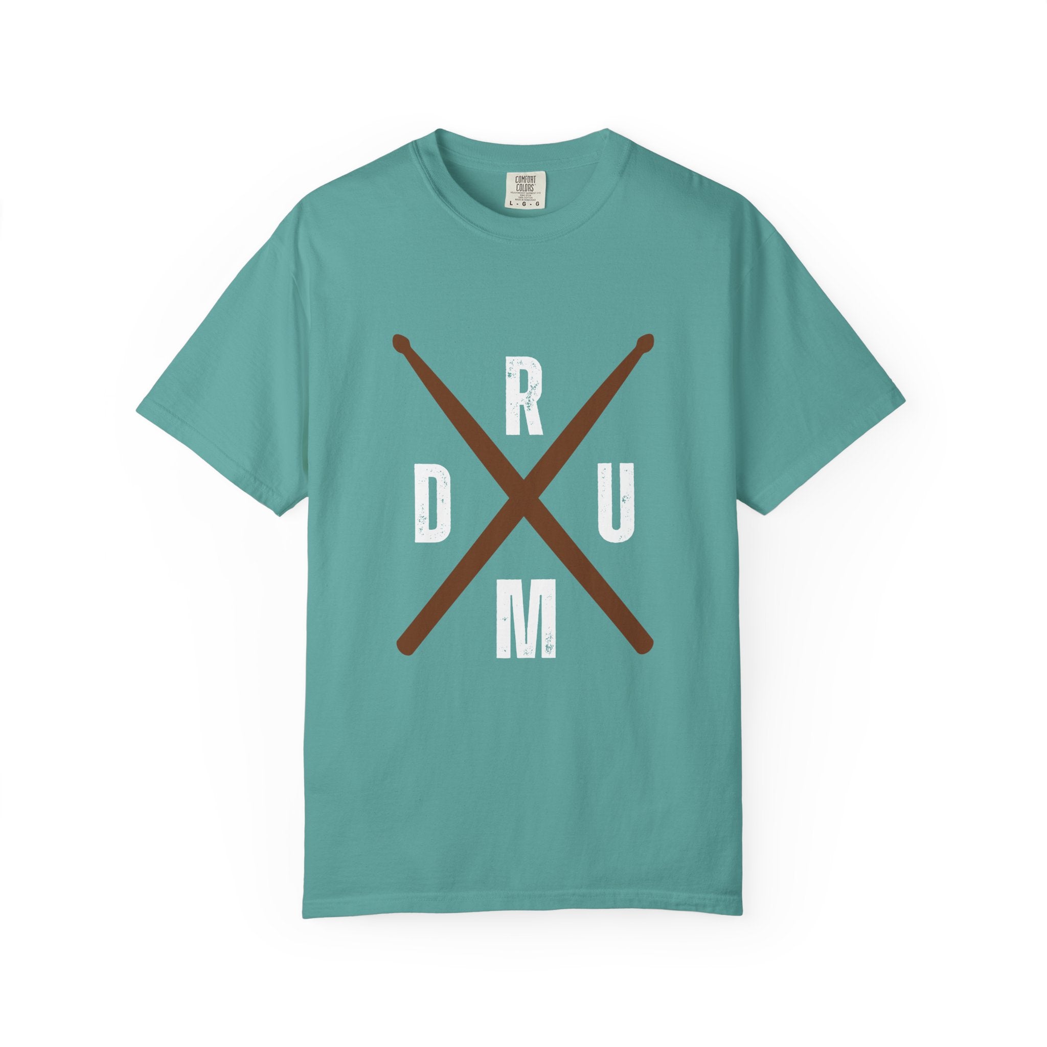 Drumstick Cross T-Shirt - Drummer Graphic Tee