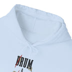 Drum and Bass Hoodie - Funny Drummer Sweatshirt Rum & Ass Money Music Pullover