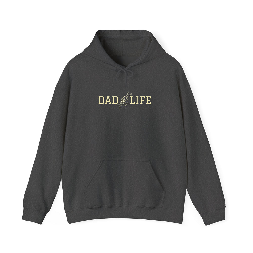 Dad Life Drummer Hoodie – Drumming Dad Sweatshirt