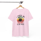 I Paused My Drums to Be Here T-Shirt - Retro Drum Kit Graphic Tee for Drummers