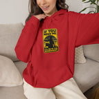I'll Be In The Basement Drummer Hoodie – Drum Sweatshirt, Drumming Gift