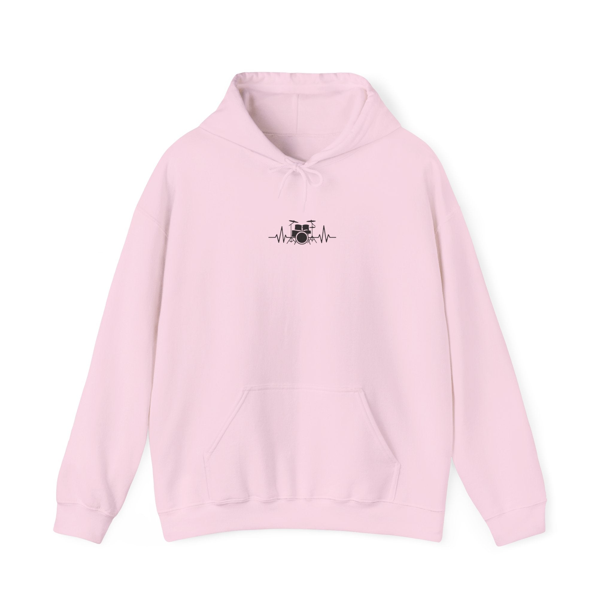 Drummer Heartbeat Lifeline Hoodie - Drummer’s Life Line Sweatshirt