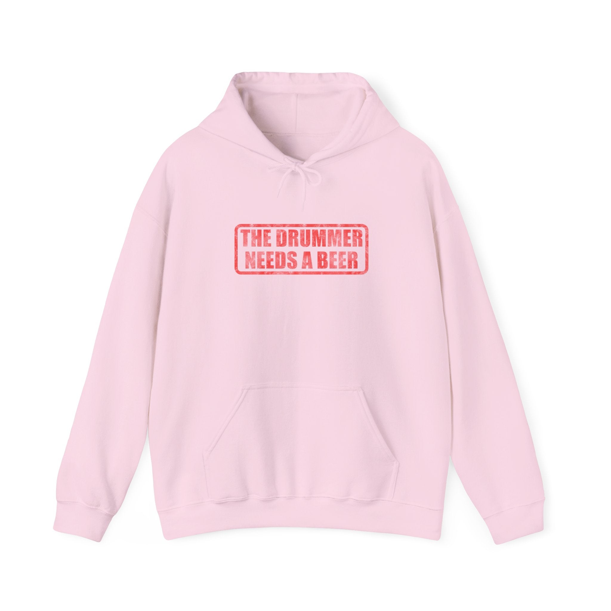 The Drummer Needs A Beer Hoodie - Funny Musician Sweatshirt for Drum Players & Band Gifts