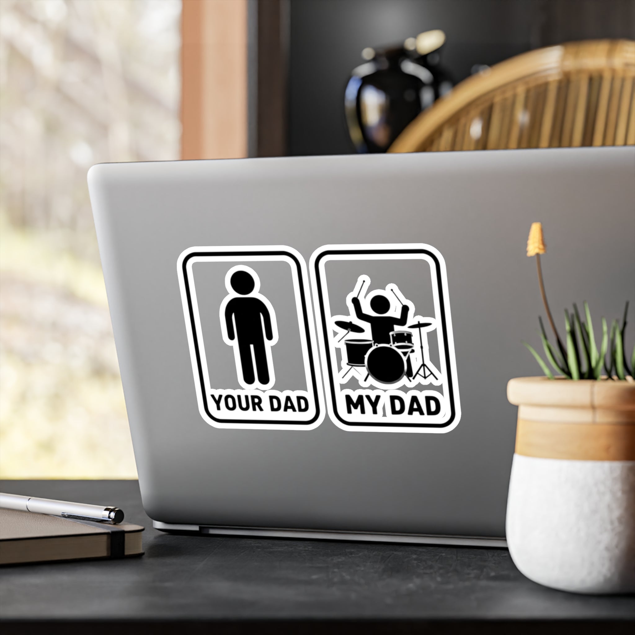 Your Dad My Dad Drummer Sticker – Drummer Dad Sticker