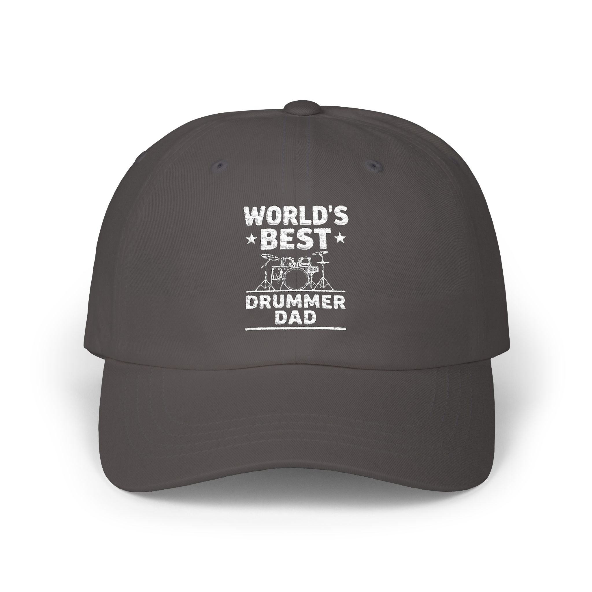 World's Best Drummer Dad Hat - Drumming Gift for Dad, Drummer Father's Day Cap