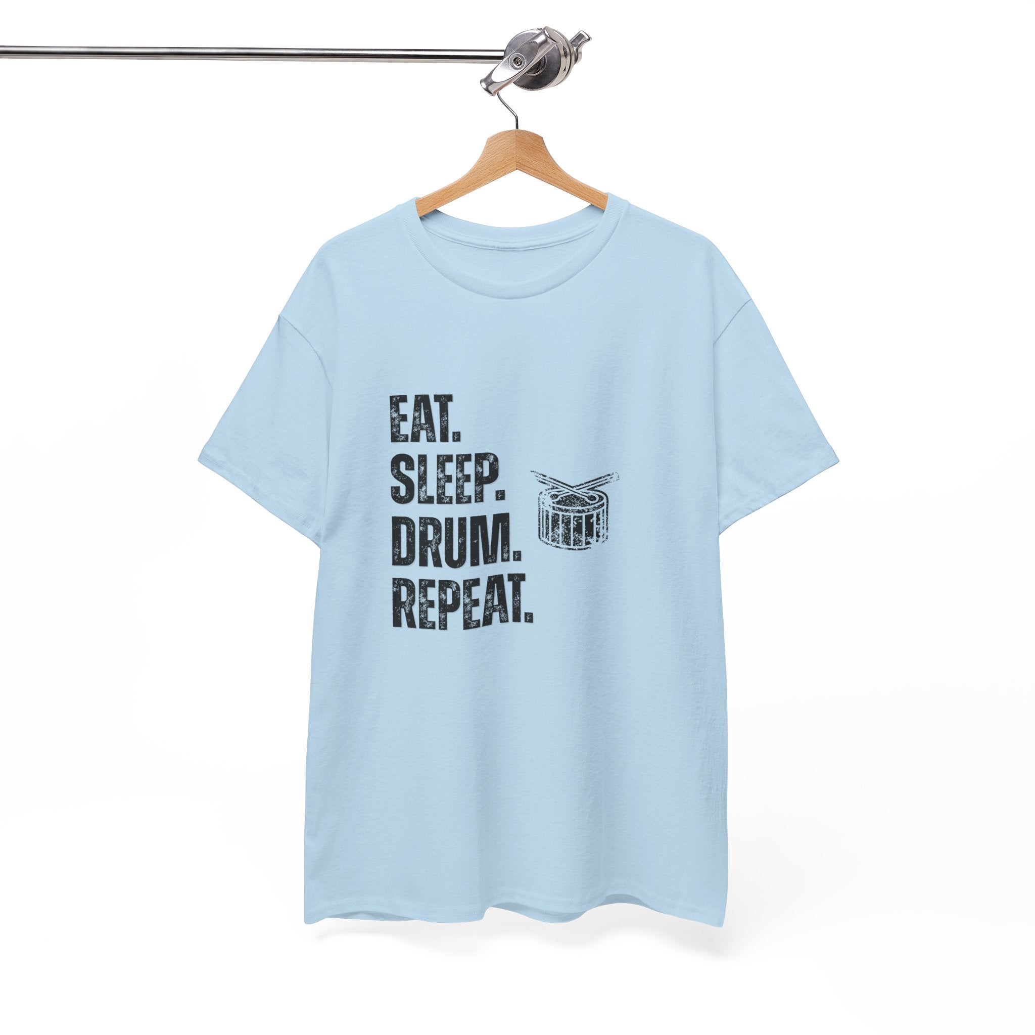 Eat Sleep Drum Repeat T-Shirt - Drummer Graphic Tee