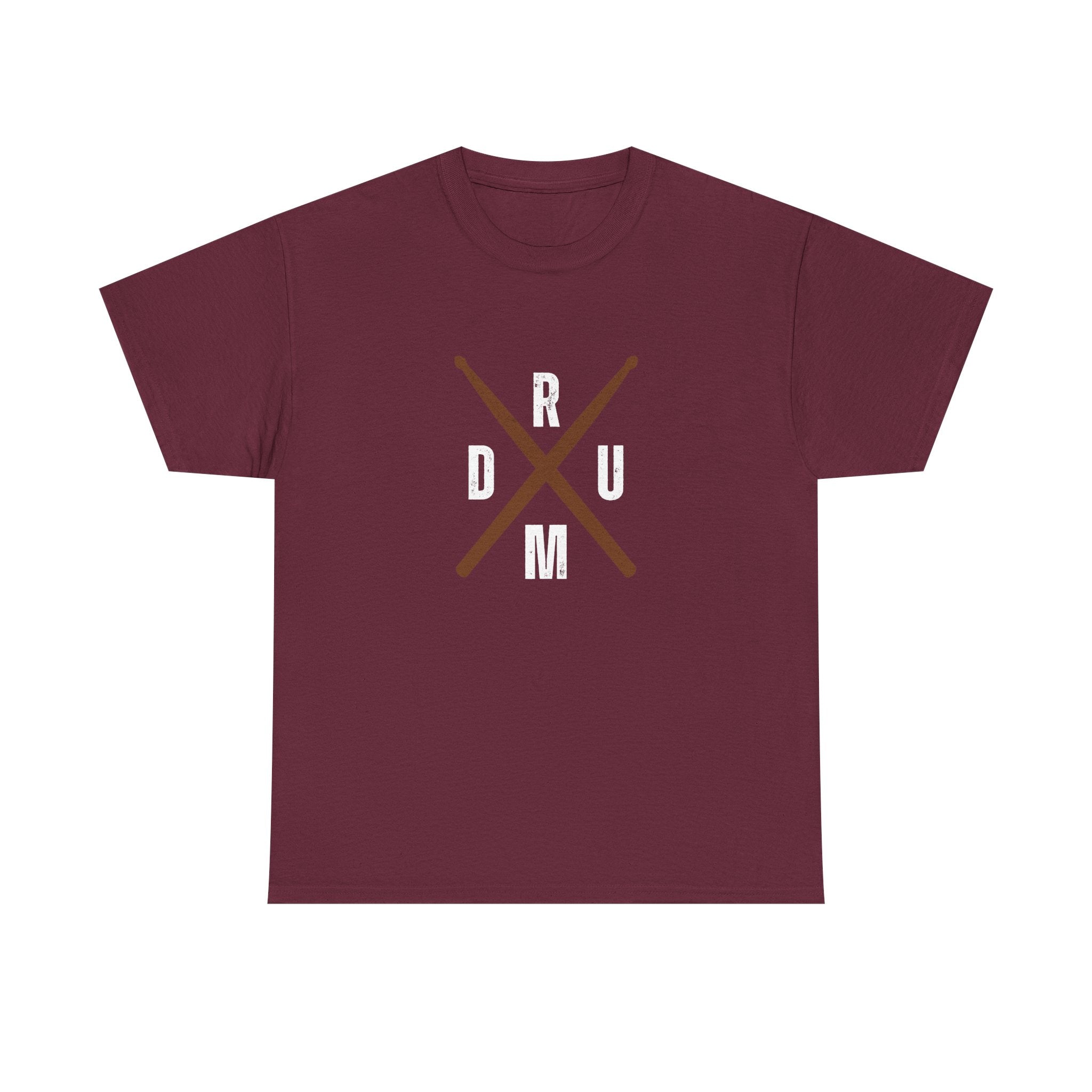 Drumsticks Crossed T-Shirt - Drummer Graphic Tee Drum Musician Shirt