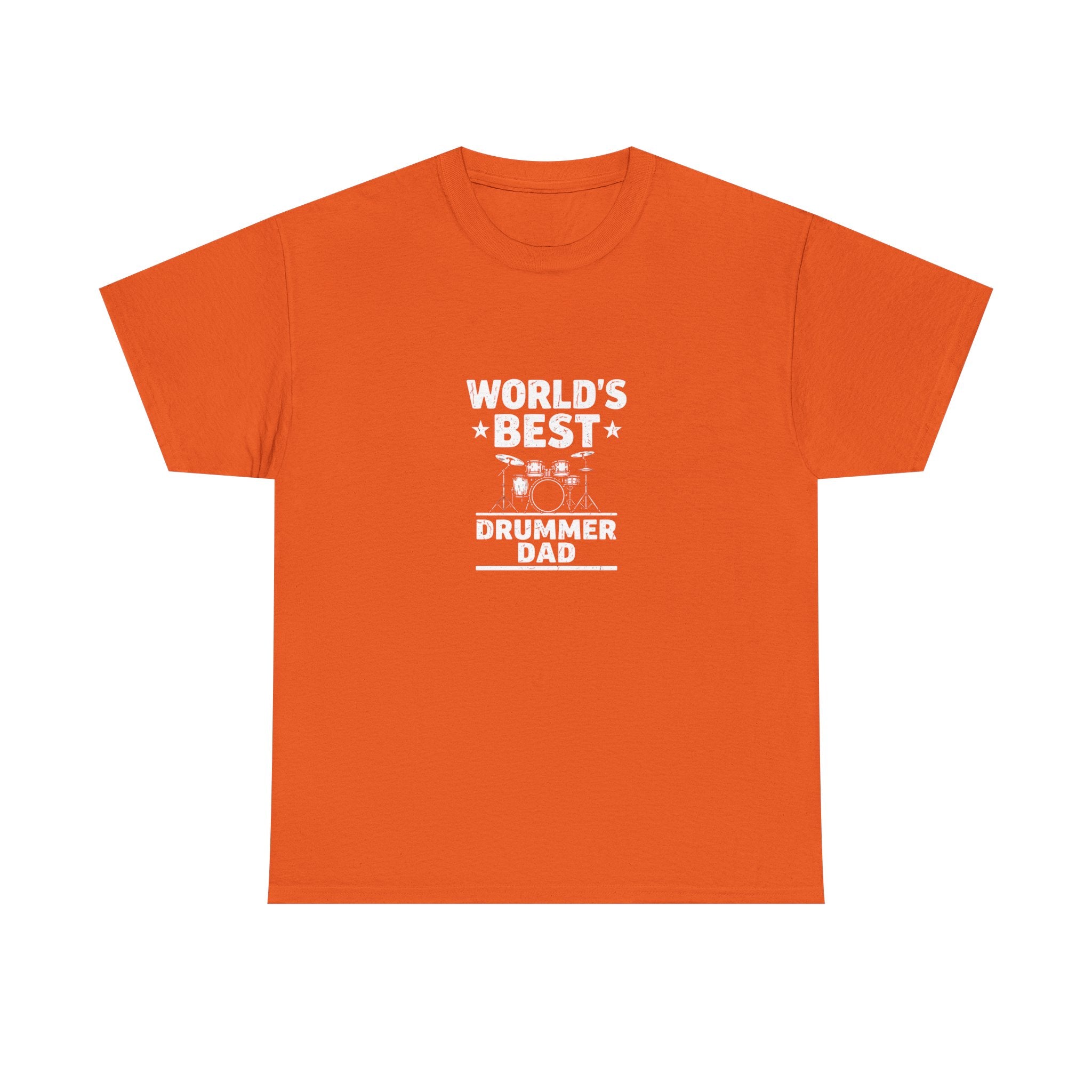 World's Best Drummer Dad T-Shirt - Drumming Gift for Dad