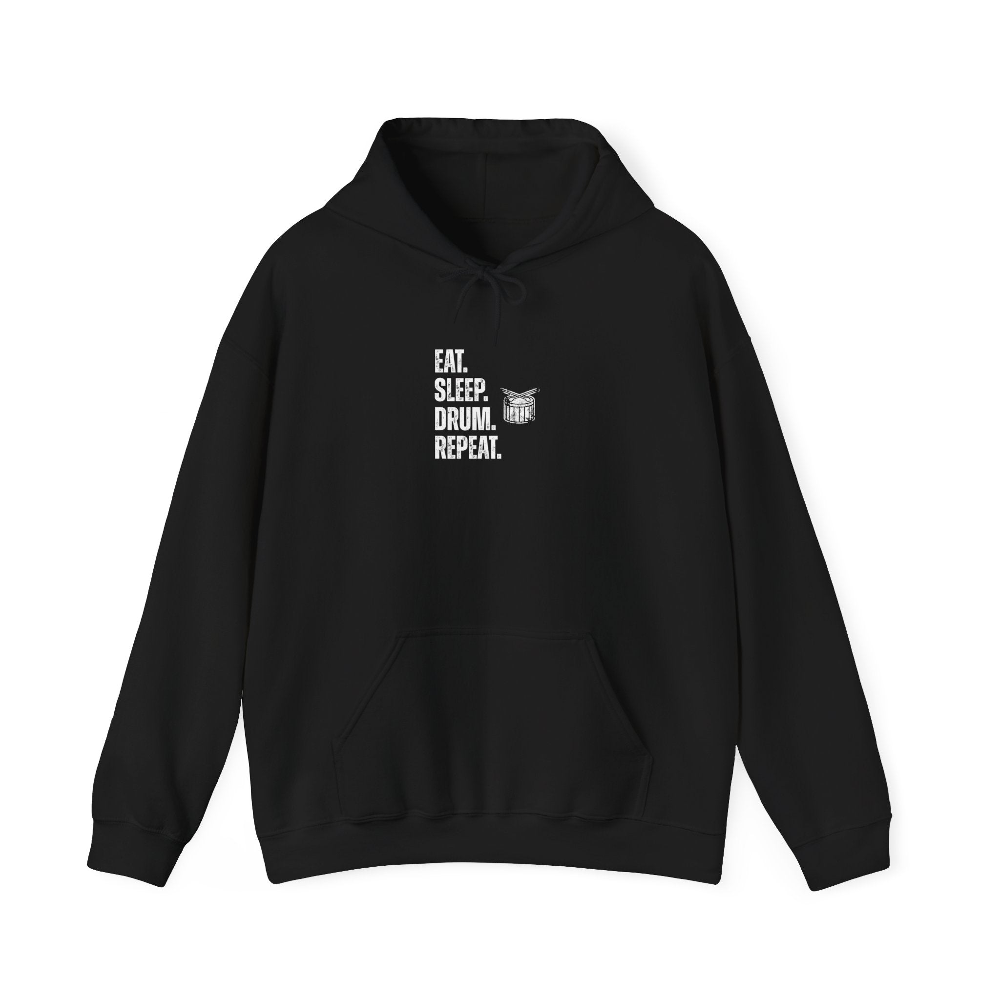 Eat Sleep Drum Repeat Hoodie - Drummer Sweatshirt