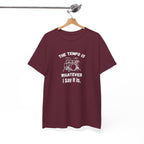 The Tempo Is Whatever I Say It Is T-Shirt - Funny Drummer Graphic Tee Music Shirt