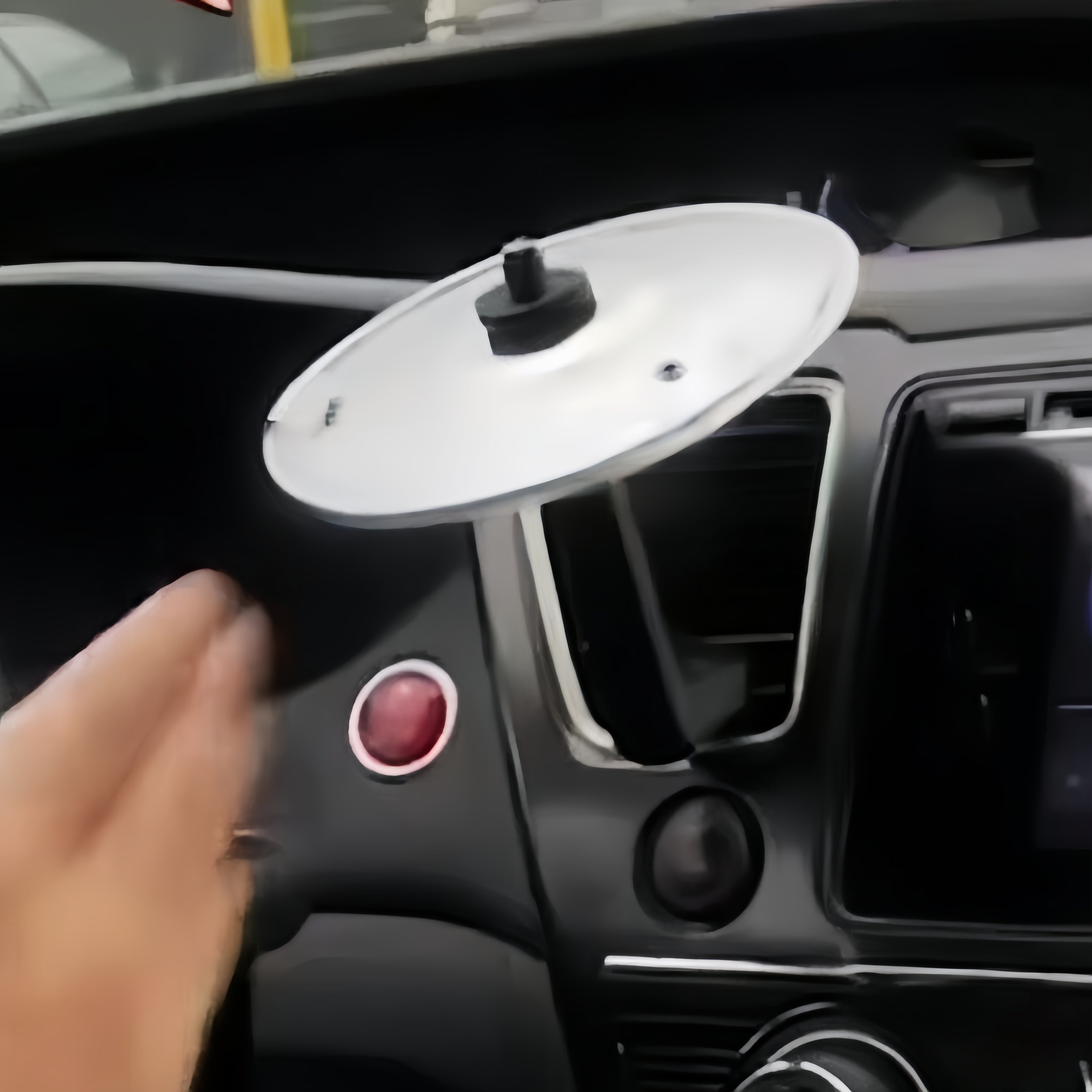 Mini Car Drum Cymbal – Musical Dashboard Accessory