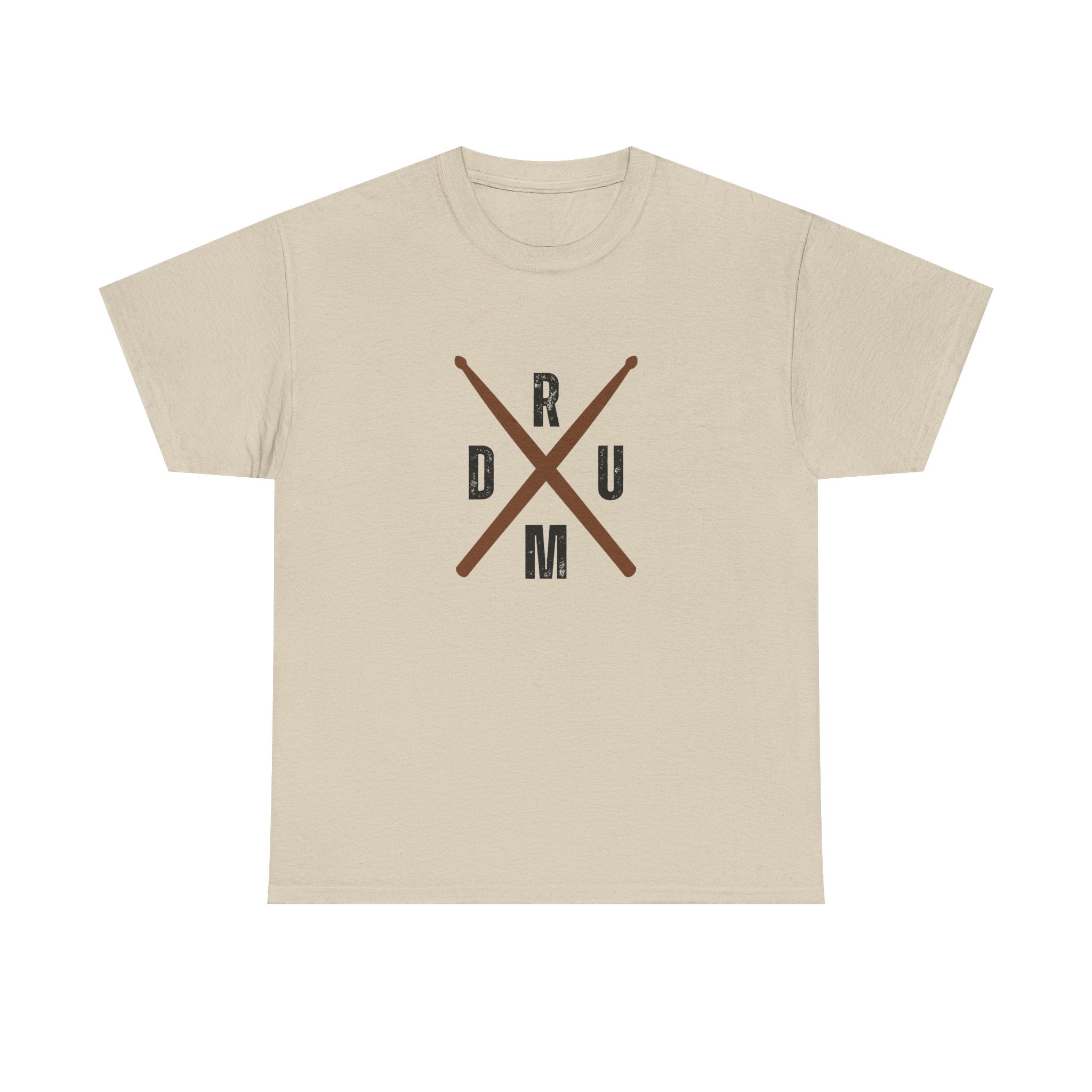Drumsticks Crossed T-Shirt - Drummer Graphic Tee Drum Musician Shirt