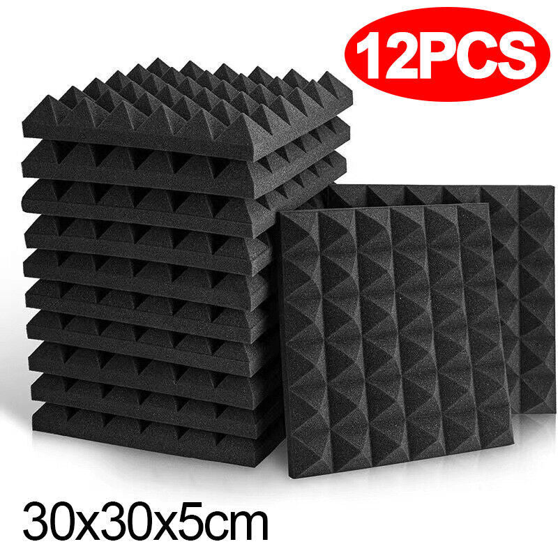 High-Density Wedge Foam Tiles – Professional Music Room Soundproofing