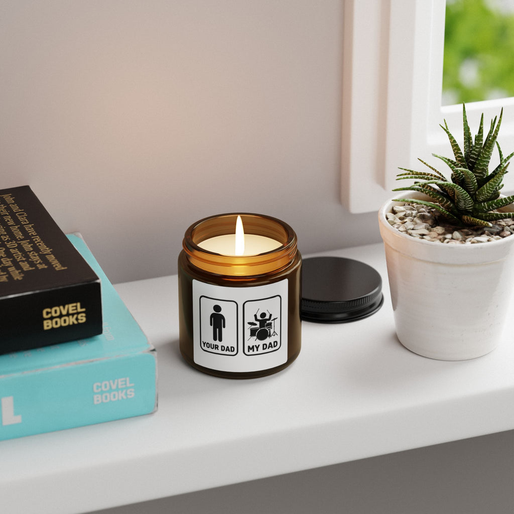 Your Dad My Dad Drummer Candle – Drummer Dad Gift