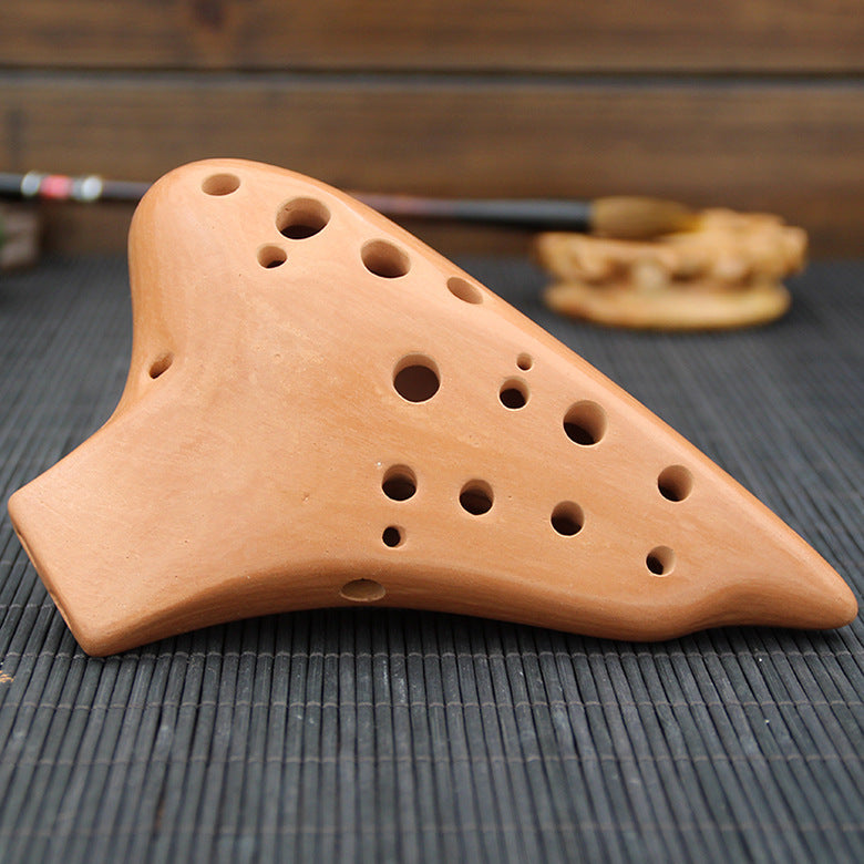 Double-Pipe Ocarina – Alto C Handmade Ceramic