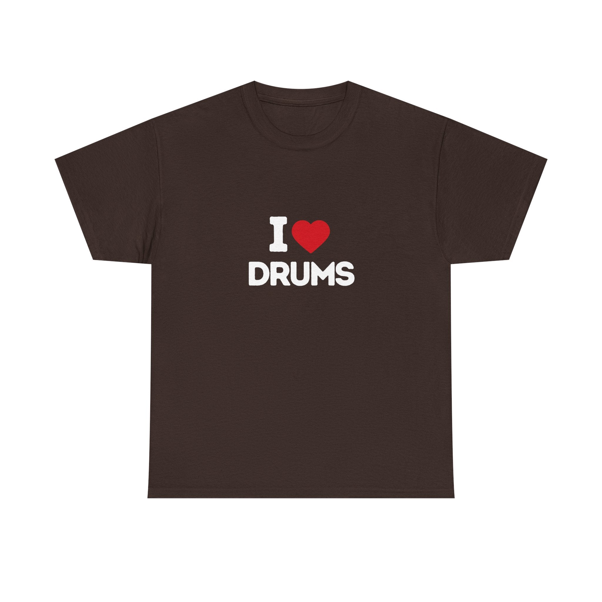 I Heart Drums T-Shirt, Funny Drummer Gift Shirt, Drumming Lover Tee, Gift for Drummer, Percussion Music Shirt, Drum Player Gift Idea